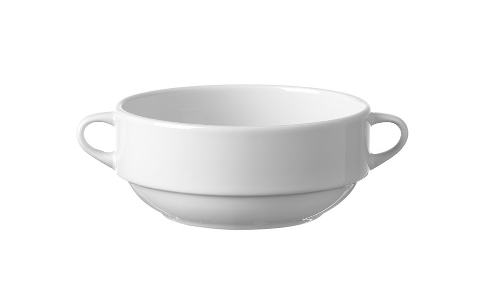 Bol à soupe, HENDI, 0,34L, Blanc, ⌀160mm