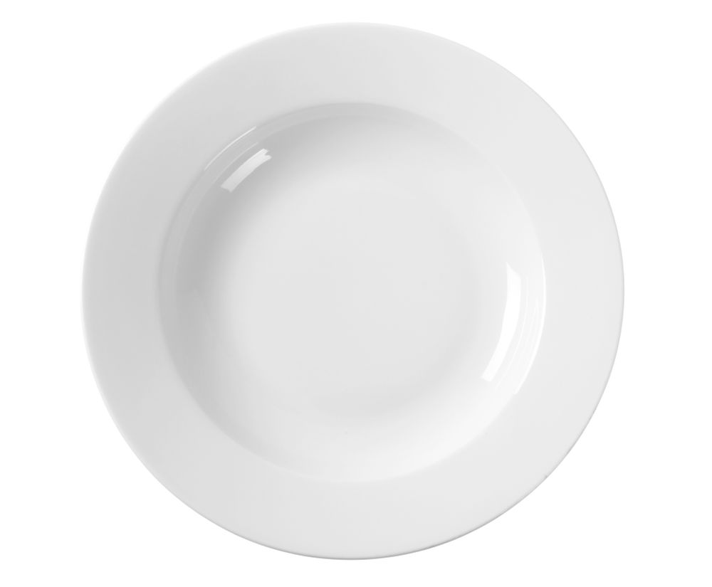 Assiette creuse, HENDI, Blanc, ⌀230mm