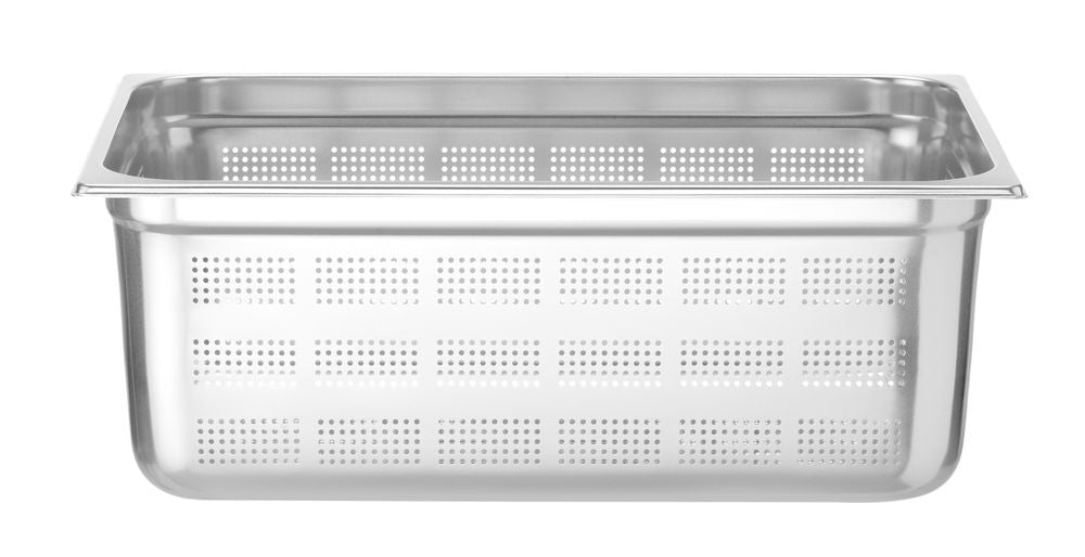 Bac gastronorme GN 1/1 perforé, HENDI, Profi Line, GN 1/1, 28L, (H)200mm