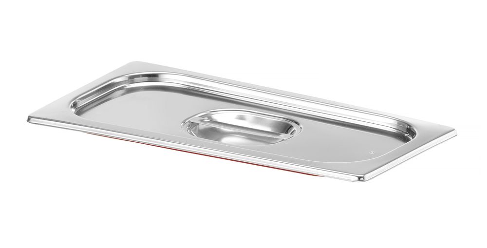 Couvercle pour bacs GN avec bord en silicone, HENDI, Profi Line, GN 1/3, 325x176mm