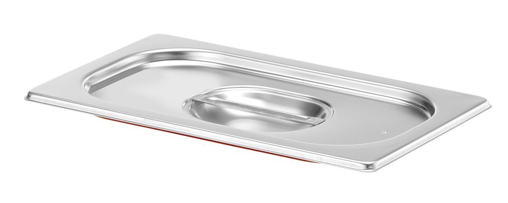 Couvercle pour bacs GN avec bord en silicone, HENDI, Profi Line, GN 1/4, 265x162mm