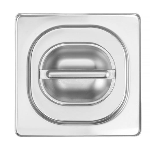 Couvercle pour bacs GN avec bord en silicone, HENDI, Profi Line, GN 1/6, 176x162mm