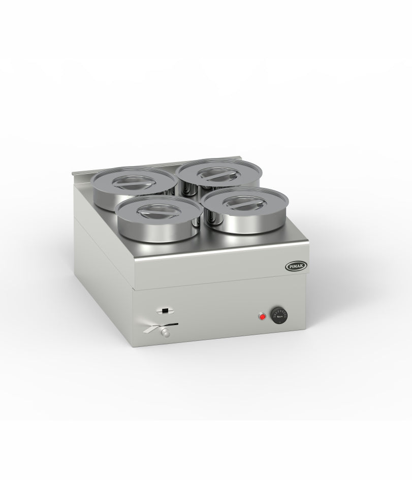 Bain marie à sauce ELECTRIQUE 2x4,5L - PIMAK -  M166-X.2
