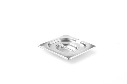 Couvercle pour bac GN avec encoche louche, HENDI, Profi Line, GN 1/6, 176x162mm