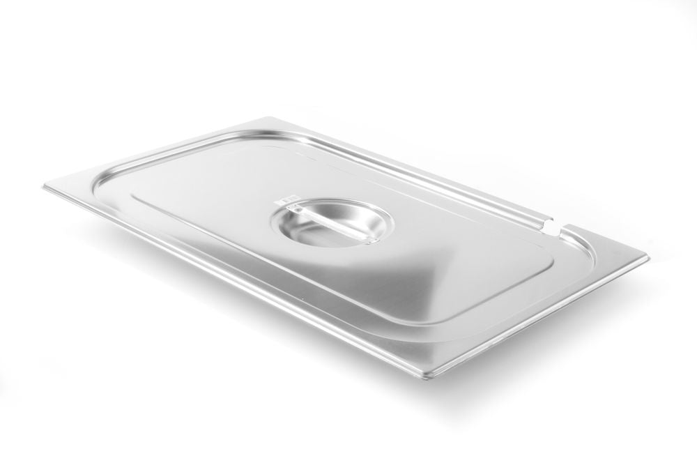 Couvercle Gastronorme avec encoche louche, HENDI, Kitchen Line, GN 1/1, 530x325mm
