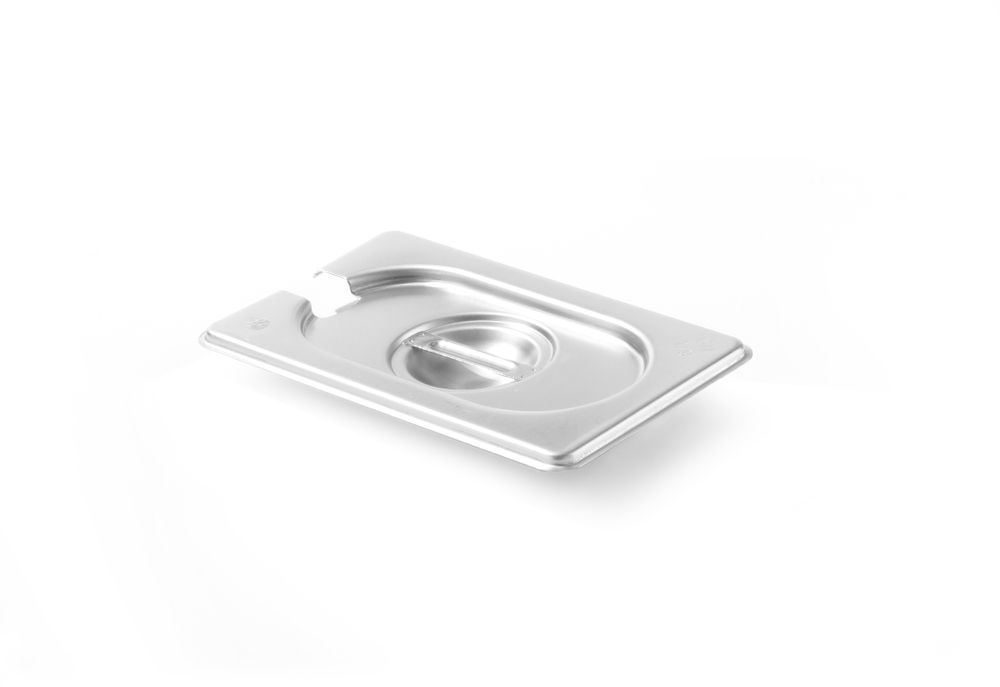 Couvercle Gastronorme avec encoche louche, HENDI, Kitchen Line, GN 1/9, 176x108mm