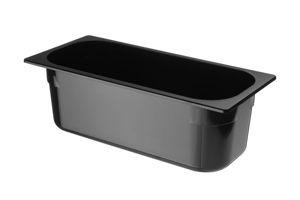 Bac à glace polycarbonate, HENDI, 5L, Noir, 360x165x(H)120mm