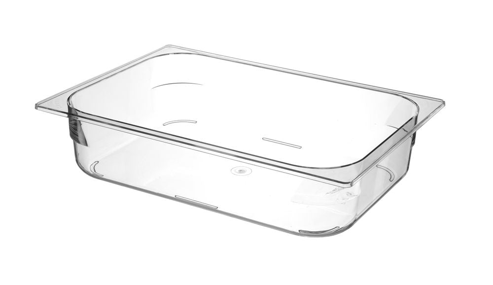 Bac à glace polycarbonate, HENDI, 5L, Transparent, 360x250x(H)80mm