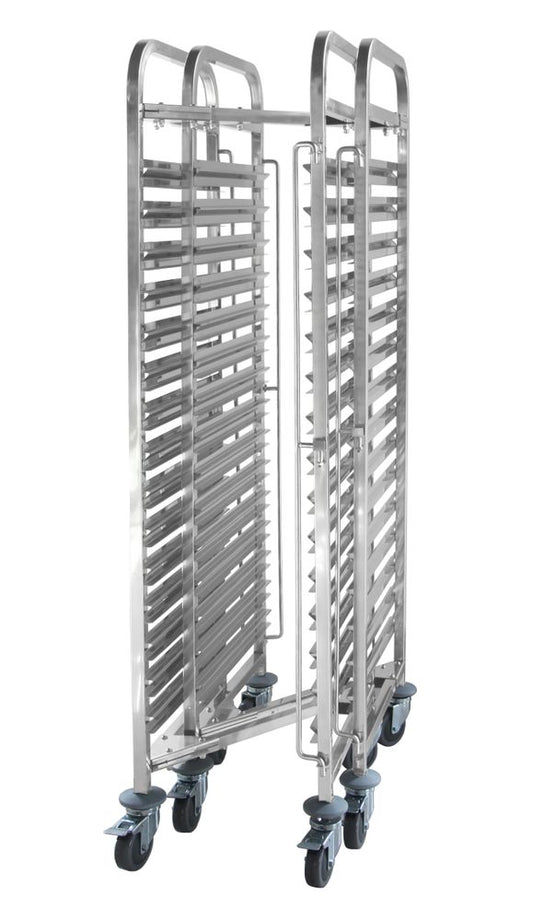 Chariot porte-plateaux emboîtable- 15 x GN 1/1, HENDI, 445x610x(H)1710mm