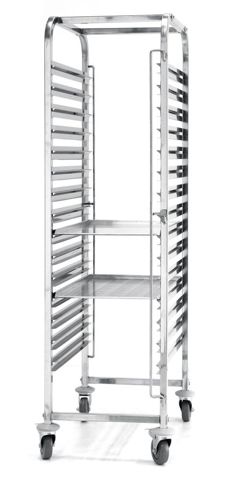 Chariot porte-plateaux - 15x 600x400, HENDI, 515x680x(H)1710mm
