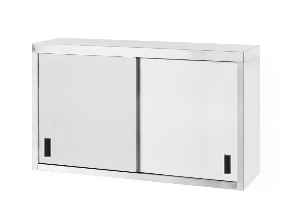 Armoire murale avec portes coulissantes - soudée, profondeur : 300 mm., HENDI, Profi Line, 1000x300x(H)600mm