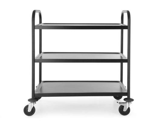 Chariot de service noir mat, HENDI, 905x585x(H)945mm