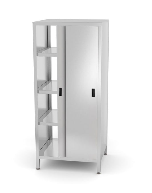 Placard passe-plats avec séparation et portes coulissantes, HENDI, Kitchen Line, 800x700x(H)1800mm