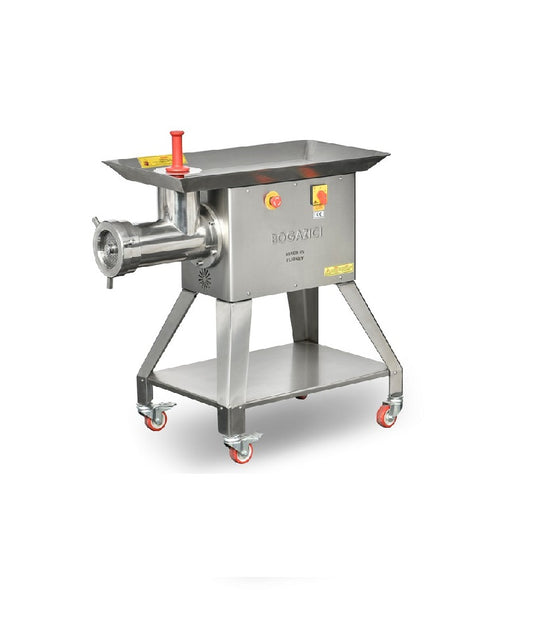 Hachoir à viande tout inox 42 sur roulettes - BOGAZICI-  BPKM.42A