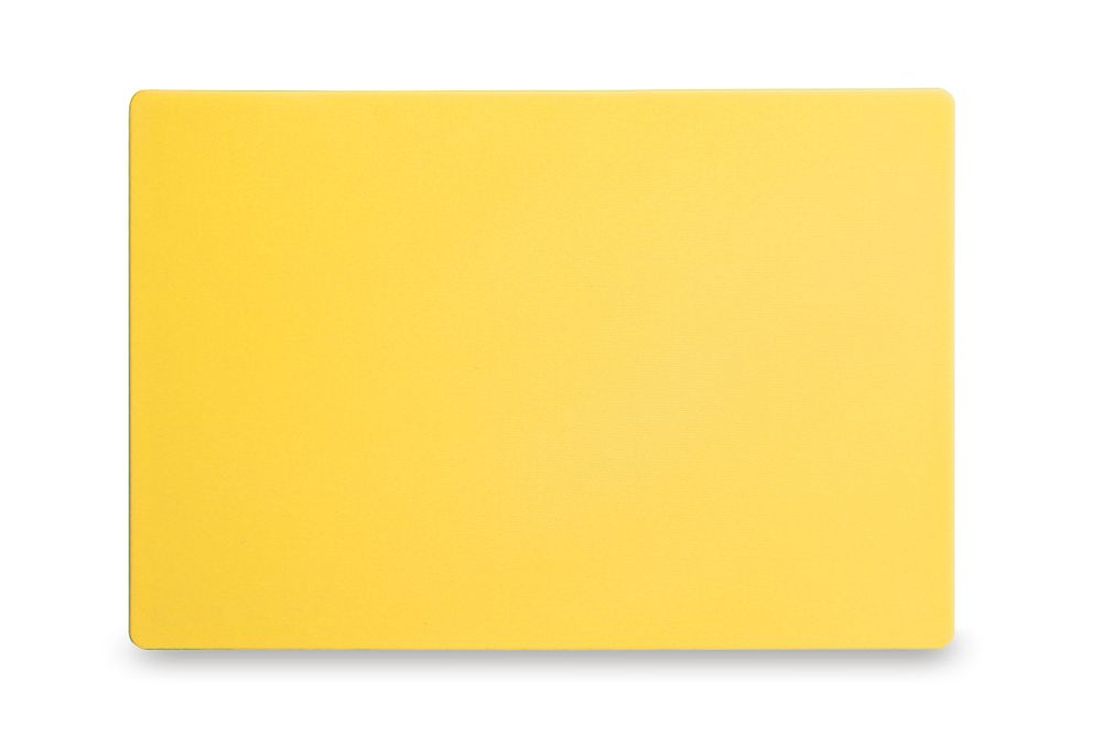 Planche à découper HACCP 450x300, HENDI, Jaune, 450x300x(H)13mm