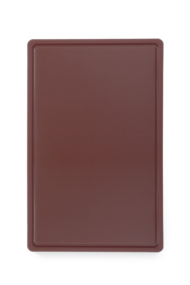 Planche à découper HACCP Gastronorme 1/1, HENDI, GN 1/1, Brun, 530x325mm