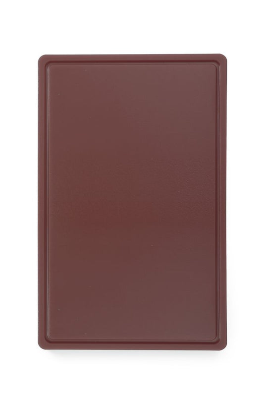 Planche à découper HACCP Gastronorme 1/1, HENDI, GN 1/1, Brun, 530x325mm