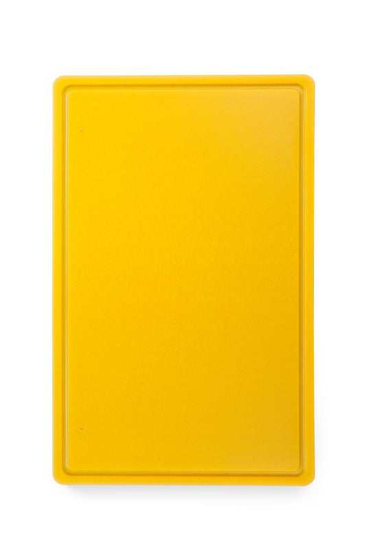 Planche à découper HACCP Gastronorme 1/1, HENDI, GN 1/1, Jaune, 530x325mm