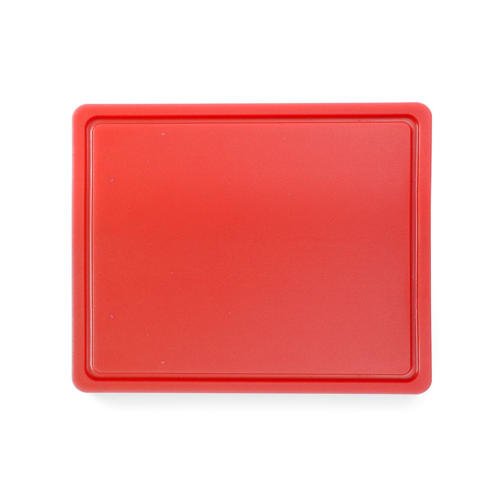 Planche à découper HACCP Gastronorme 1/2, HENDI, GN 1/2, Rouge, 325x265mm
