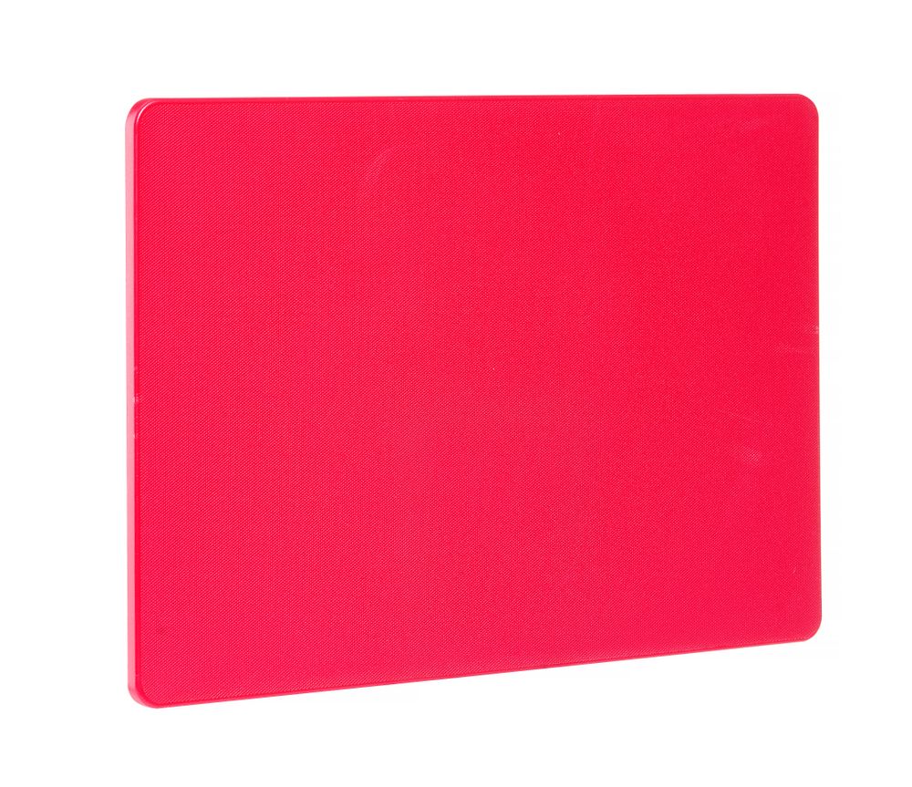 Planche à découper HACCP GN 1/1, HENDI, GN 1/1, Rouge, 530x325x(H)10mm