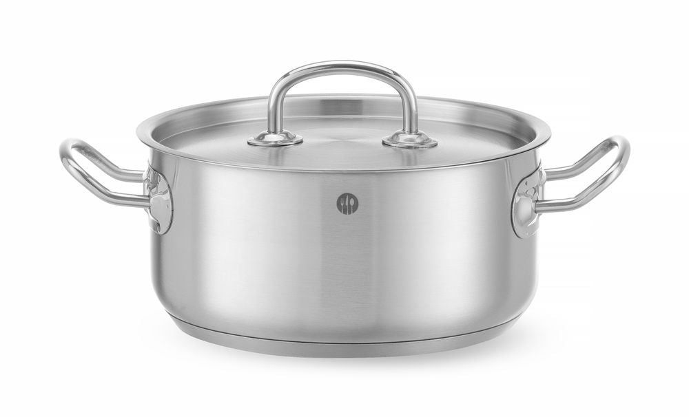 Faitout avec couvercle, HENDI, Kitchen Line, 2,9L, ⌀200x(H)95mm
