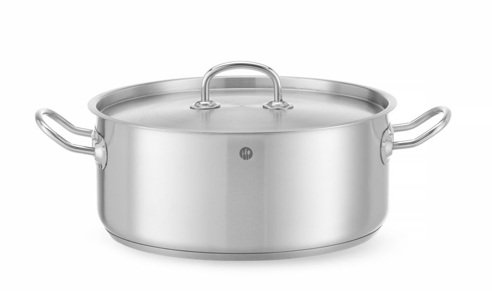 Faitout avec couvercle, HENDI, Kitchen Line, 7,3L, ⌀280x(H)120mm