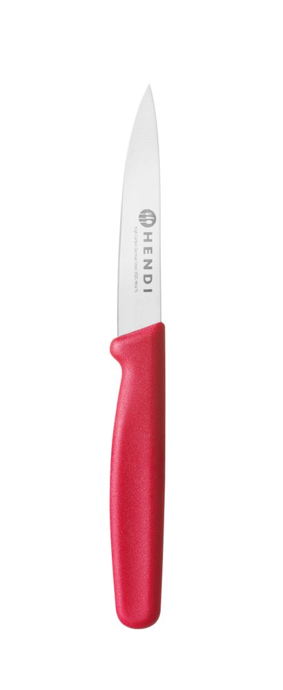 Couteau éplucheur pointu, HENDI, Rouge, (L)192mm