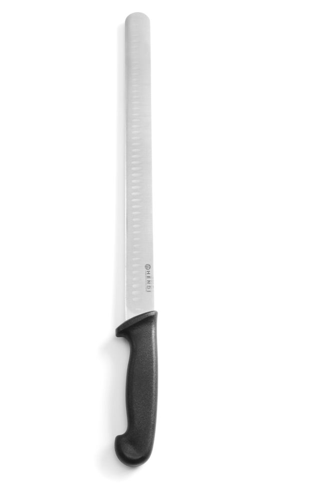 Couteau à jambon et saumon, HENDI, Noir, (L)490mm