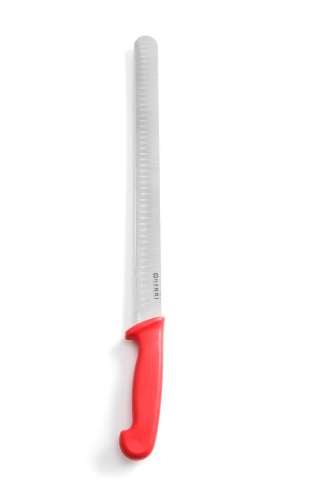 Couteau à jambon et saumon, HENDI, Rouge, (L)490mm