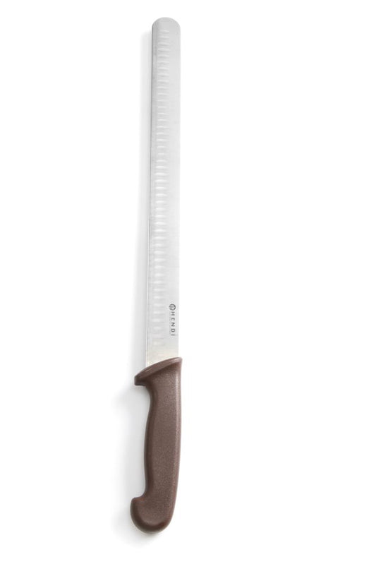 Couteau à jambon et saumon, HENDI, Brun, (L)490mm