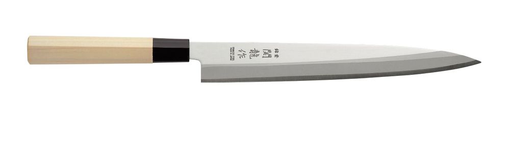 Couteau japonais Sashimi, HENDI, Bois clair, (L)375mm