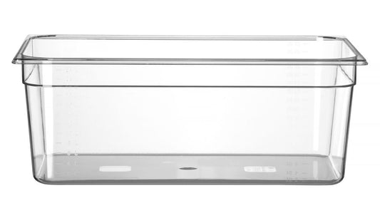 Bac Gastronorme 1/1, HENDI, Profi Line, GN 1/1, 24L, Transparent, 530x325x(H)200mm
