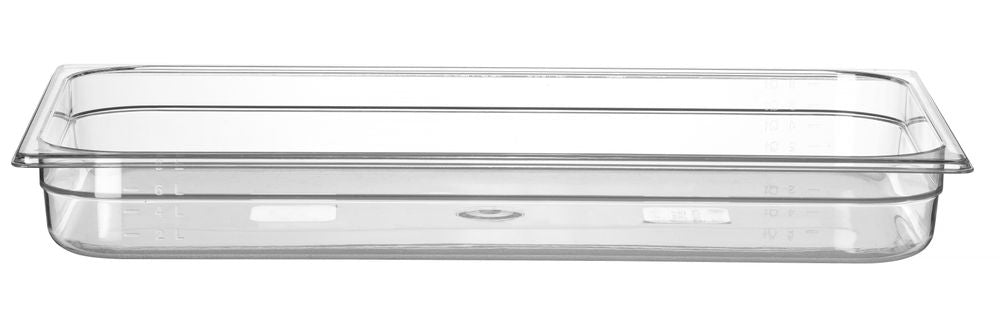 Bac Gastronorme 1/1, HENDI, Profi Line, GN 1/1, 9L, Transparent, 530x325x(H)65mm