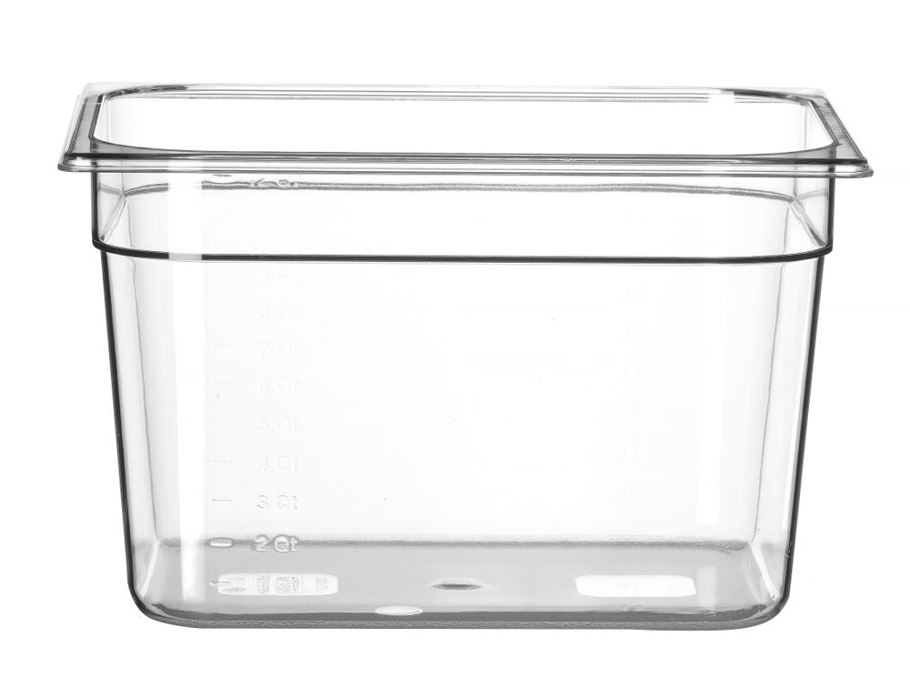 Bac Gastronorme 1/2, HENDI, Profi Line, GN 1/2, 12,5L, Transparent, 325x265x(H)200mm