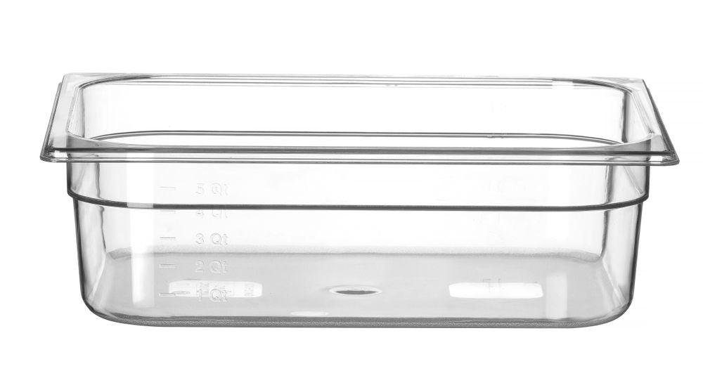 Bac Gastronorme 1/2, HENDI, Profi Line, GN 1/2, 6,5L, Transparent, 325x265x(H)100mm