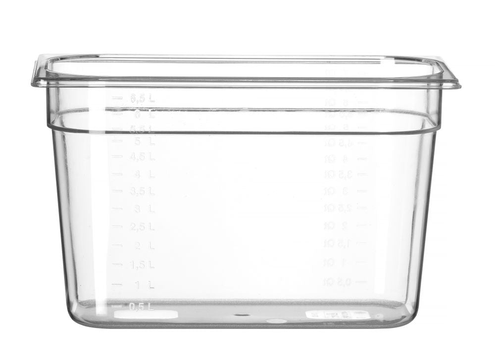 Bac Gastronorme 1/3, HENDI, Profi Line, GN 1/3, 7,8L, Transparent, 325x176x(H)200mm