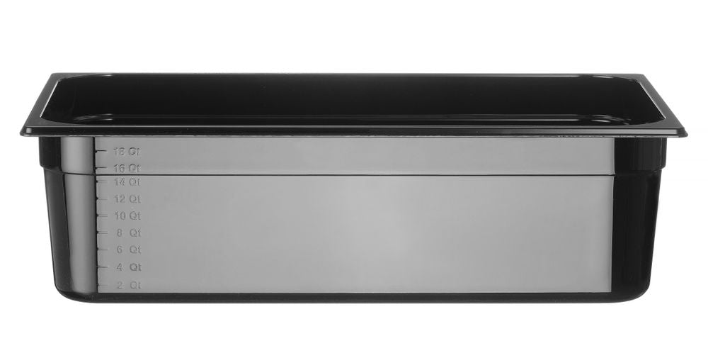 Bac gastronorme 1/1, HENDI, Profi Line, GN 1/1, 21L, Noir, 530x325x(H)150mm
