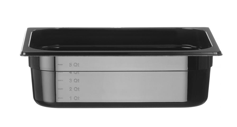 Bac gastronorme 1/2, HENDI, Profi Line, GN 1/2, 6,5L, Noir, 325x265x(H)100mm