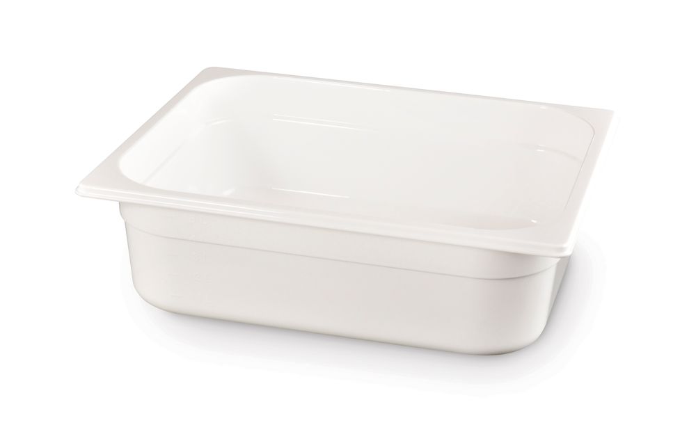 Bac gastronorme 1/2, HENDI, GN 1/2, 6,5L, Blanc, 325x265x(H)100mm