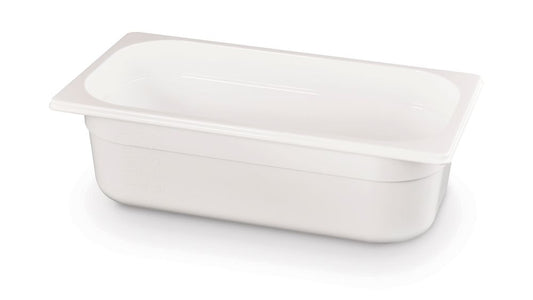 Bac gastronorme 1/3, HENDI, GN 1/3, 4L, Blanc, 325x176x(H)100mm