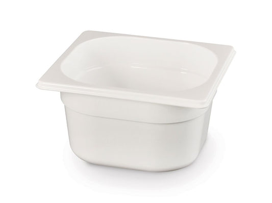 Bac gastronorme 1/6, HENDI, GN 1/6, 1,6L, Blanc, 176x162x(H)100mm