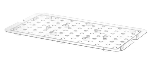 Egouttoir gastronorme, HENDI, Profi Line, GN 1/1, Transparent, 467x263mm