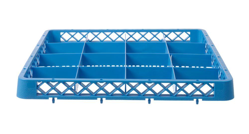 Rehausseur pour casier de lavage, HENDI, 16 compartiments 112x112 mm, 500x500x(H)45mm