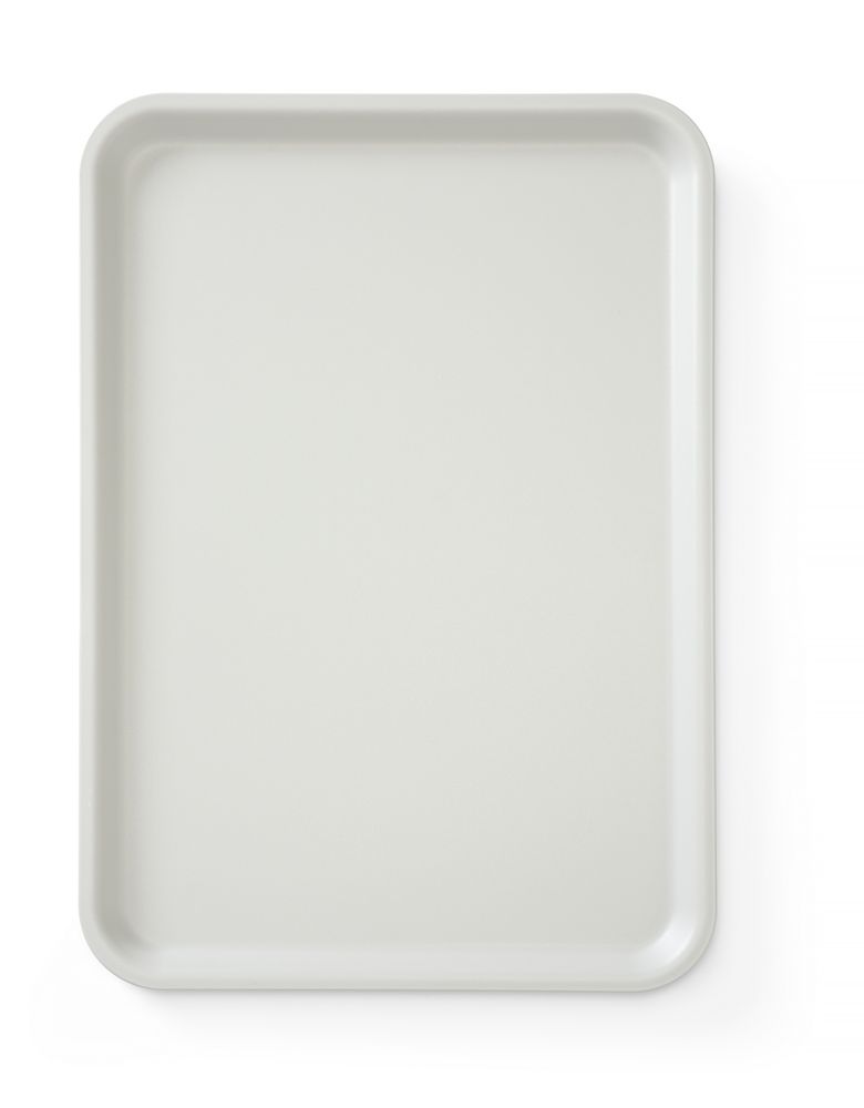Plateau de service Euronorm, HENDI, Gris clair, 530x370x(H)22mm