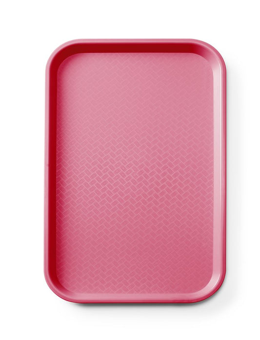 Plateau fastfood en polypropylène GN 1/1, AmerBox, GN 1/1, Rouge, 530x325x(H)20mm