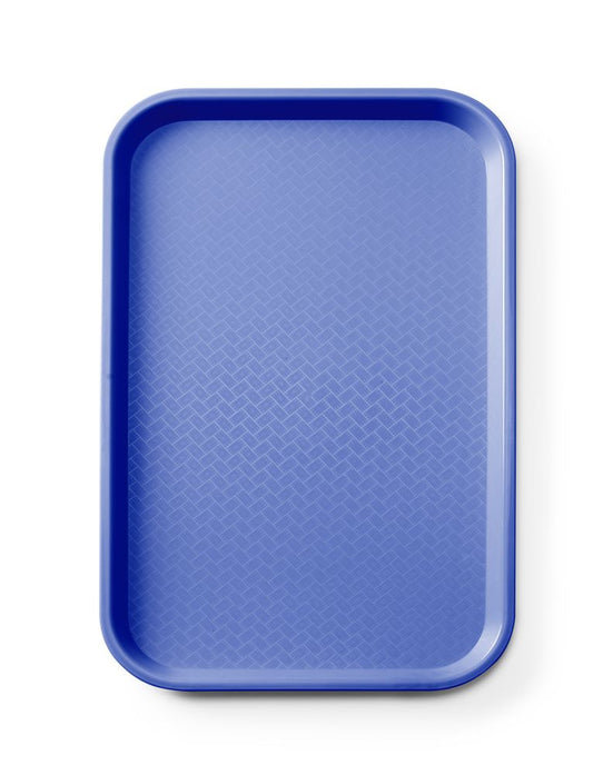 Plateau fastfood en polypropylène GN 1/1, AmerBox, GN 1/1, Bleu, 530x325x(H)20mm