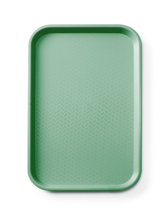 Plateau fastfood en polypropylène GN 1/1, AmerBox, GN 1/1, Vert, 530x325x(H)20mm