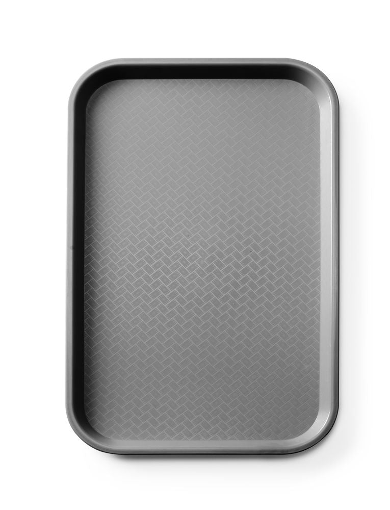 Plateau fastfood en polypropylène GN 1/1, AmerBox, GN 1/1, Noir, 530x325x(H)20mm