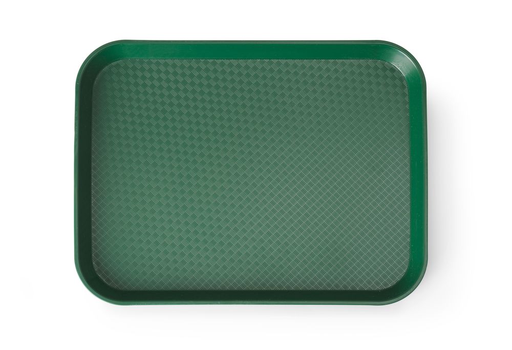 Plateaux fastfood petit, HENDI, Vert, 265x345x(H)20mm
