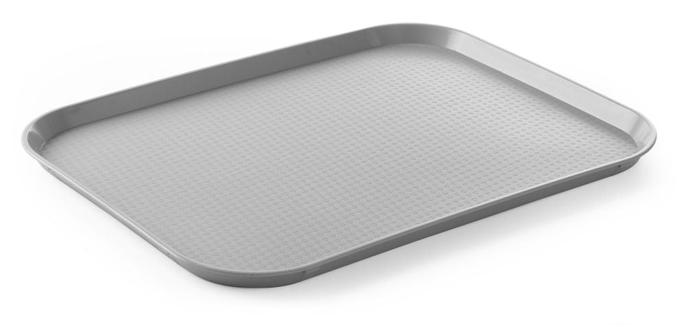 Plateaux fastfood grand, HENDI, Gris clair, 350x450x(H)20mm